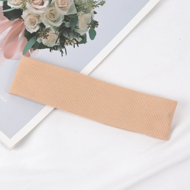 Men Women Solid Hair Bands Yoga Headband Black White Simple Running Absorb Sweat Elastic Makeup Hair Bands Hair Accessories