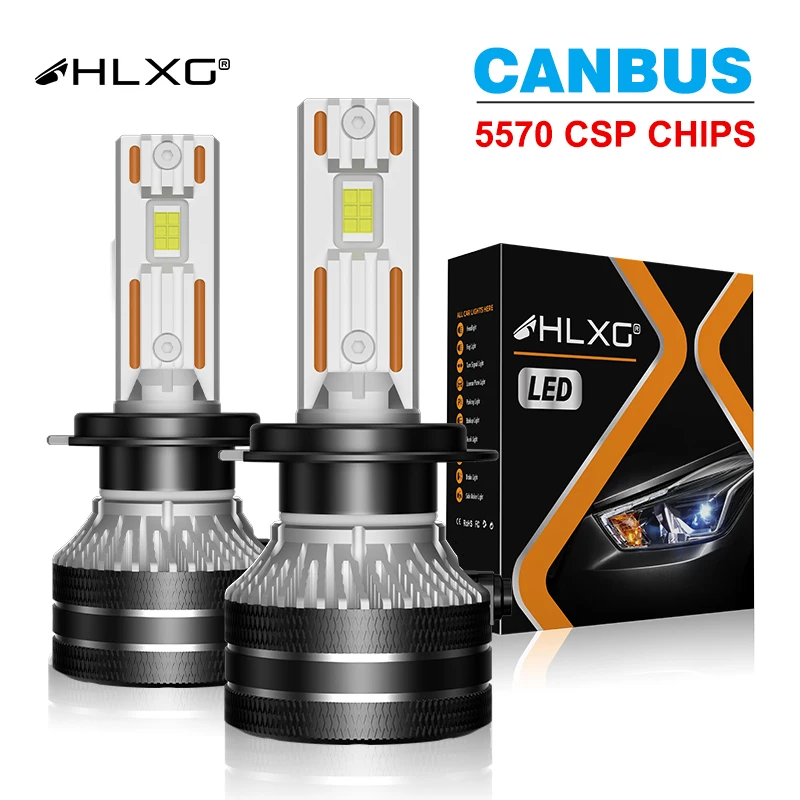 H7 LED Headlight Bulb Canbus 60000LM CSP Chip LED H4 H1 H11 H8 H9 9005 9006