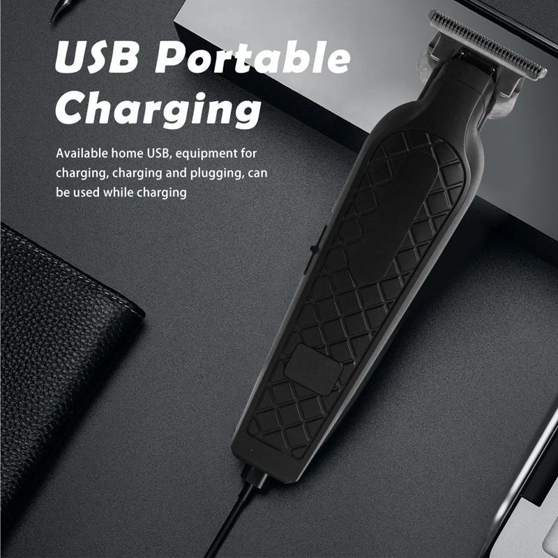 WAIKIL Professional Men's Electric Hair Clipper Cordless Head Electric Scissor USB Charging Digital Hair Trimmer Styling tools 6