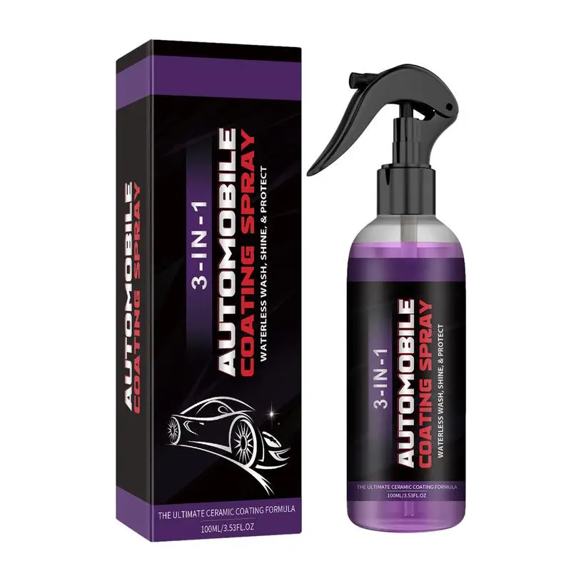 

Quick Coating Spray Car Ceramic Coating Spray Car Paint Repair High Protection 3 In 1 Shine Armors 100ml Vehicles Coating Spray