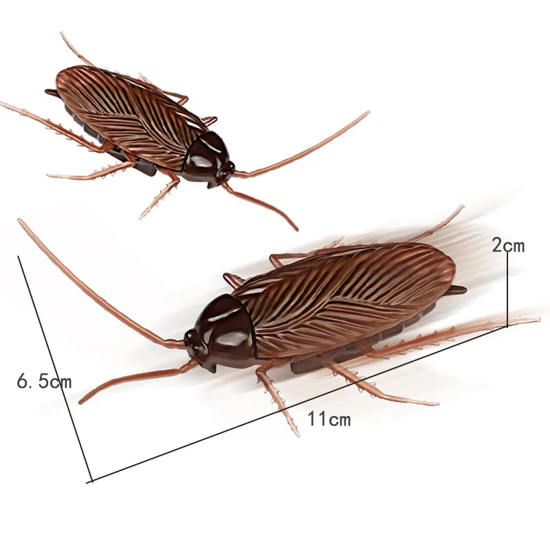 Simulation Scary Insect Animal Toy Model April Fools Day Spoof Prank Insect Electric Cockroach Mouse Spider Dragonfly Toy