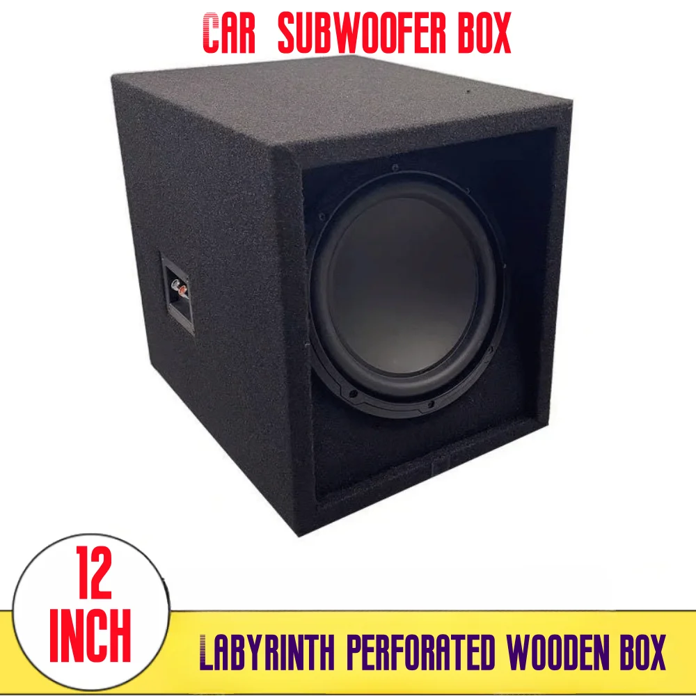 Modifica Audio Per Auto Fai-Da-Te, Guscio Per Altoparlanti Perforati Labirinto, Scatola Subwoofer Per Auto Da 12 Pollici, Adatta Per Jl /Lockford Fosg