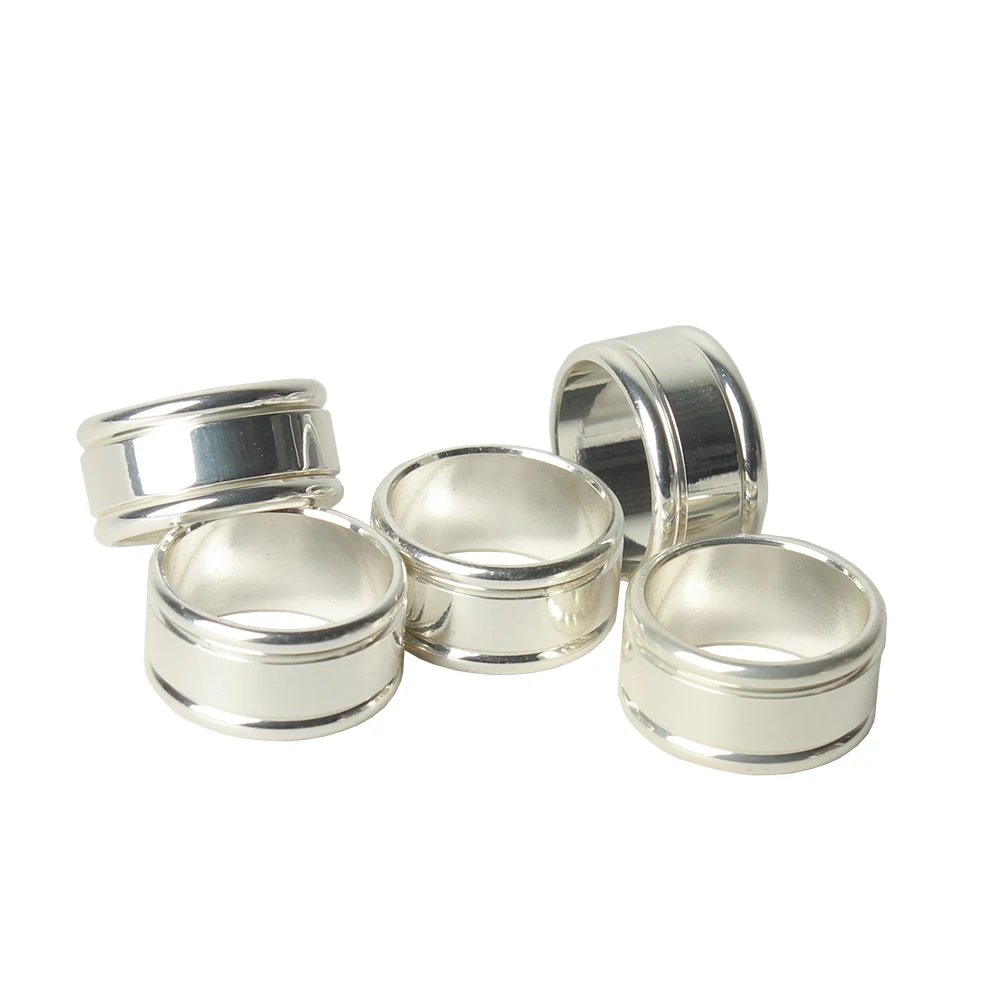 10pcs/lot silver metal decorative rings for tobacco pipe decorations, for pipe body and mouthpiece decorations，silver plated 3