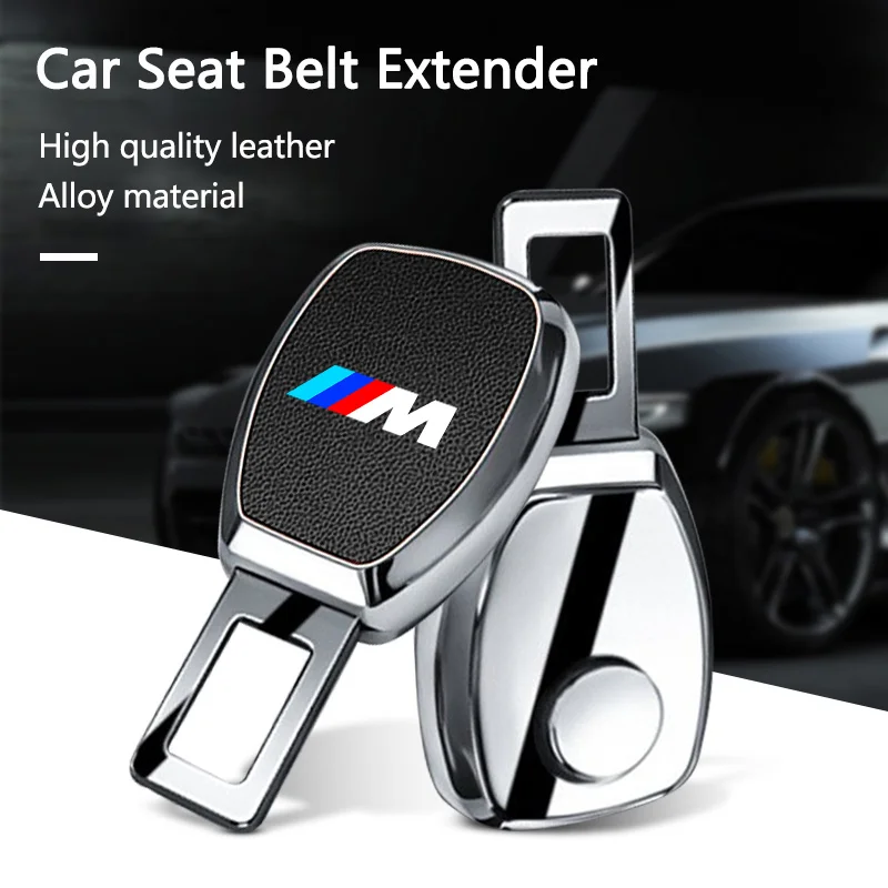 Alloy For BMW M X1 X3 X5 X6 X7 E30 E90 M3 E84 E83 E91 E70 F30 G60 Car Seat Belt Buckle Extender Anti-scratch Protector Cover