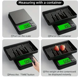 High Precision Mini Digital Pocket Scale for Jewelry and Kitchen Use, 0.01g to 500g Capacity (0.01 - 1000g)