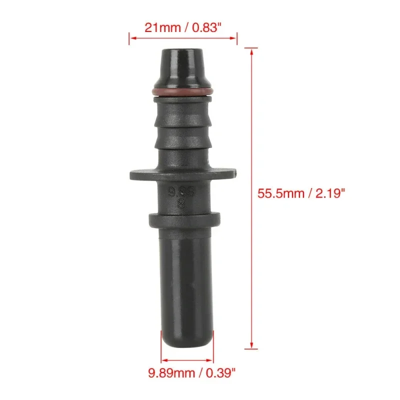 Auto Fuel Line Coupler Hose Quick Connect ID8 7.89 9.89 11.8 Rubber Nylon Oil Line Pipe Adapter Release Hose Connector