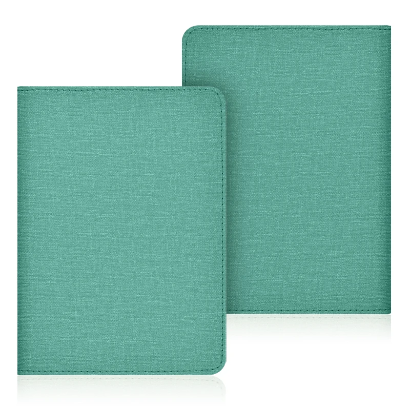 Compact 6-Inch PU Leather E-Reader Case with Hand Strap, Stand, and Card Slot
