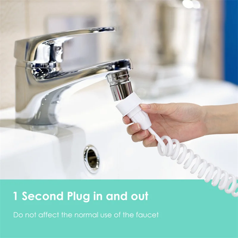 Oral Irrigator Dental Water Flosser Faucet Oral Irrigator Portable Water Jet Teeth Cleaning