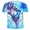 Japnan Anime Dragon Ball Z Top Kids Boy Print Short Sleeve O Neck T-shirt Tees Boys' Casual Clothes Tops Children Soft T-shirts 4