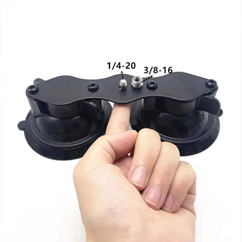 Dual / Triple Suction Cup Base Heavy Duty Twist Lock for GoPro Camera Mount Car Windshield Window Glass Phone Projector Holder phone holder mobile phone holder car suction cup bracket action camera adapter