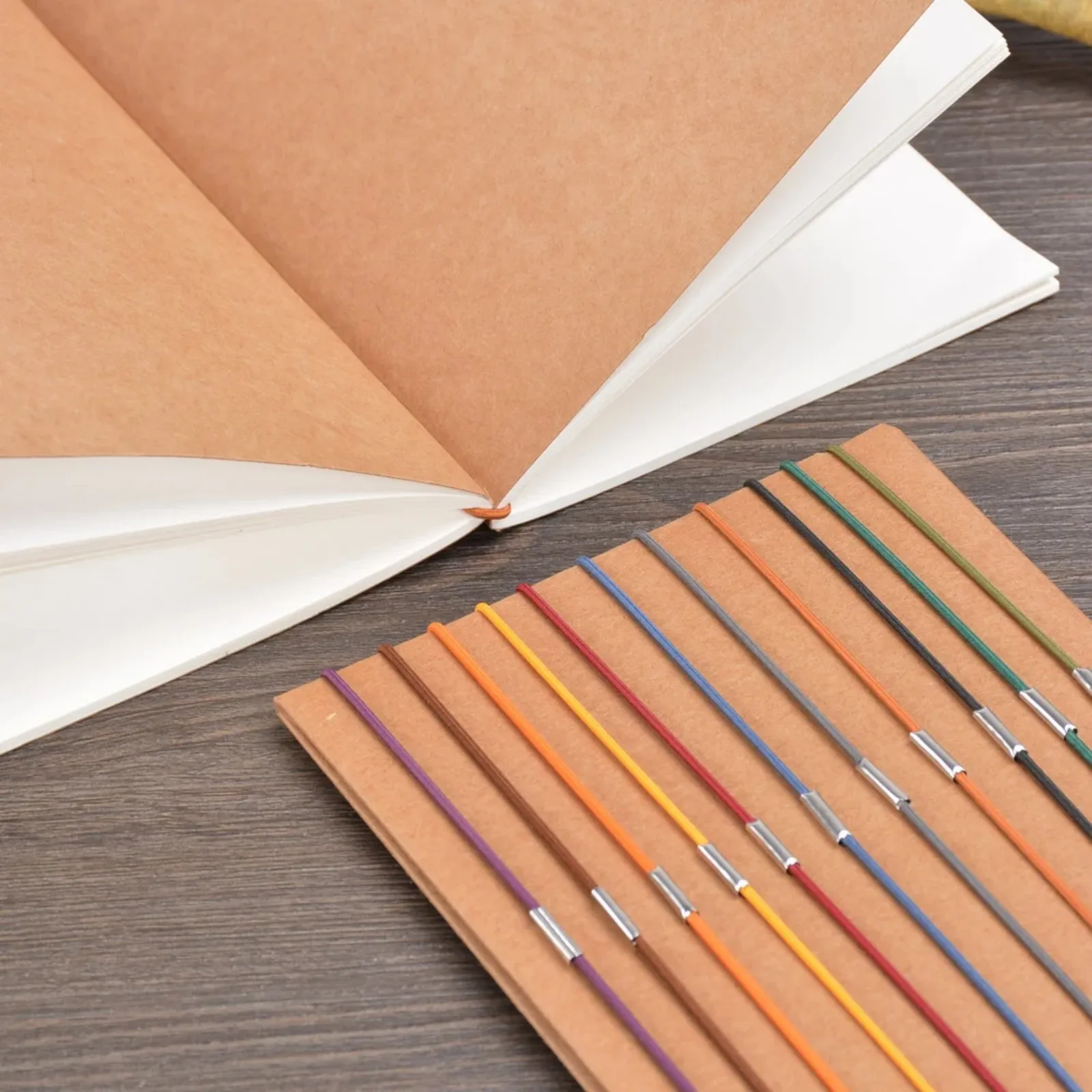 Refillable Travel Notebook Bands - Set of 10 Elastic Strap Connectors for Journals and Planners