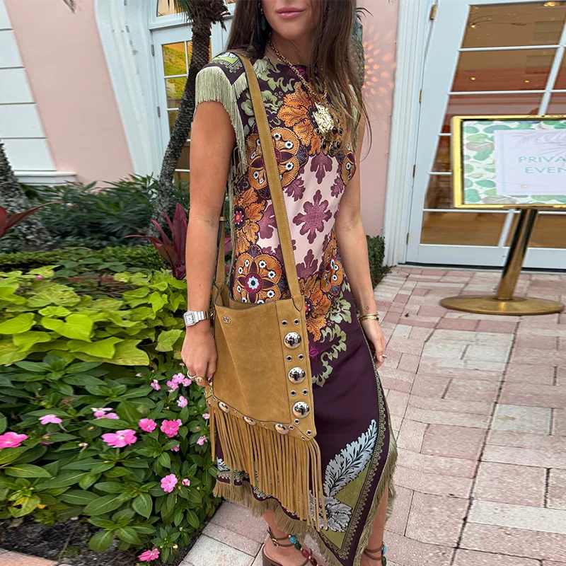 Holidays Printed Women's Dress Sexy Fringed Sleeveless Slim Irregular Female Dresses 2026 Spring Summer Chic Split Lady Robe S8f977c1e9e9f42ca9d89e74ebff9ab0e5