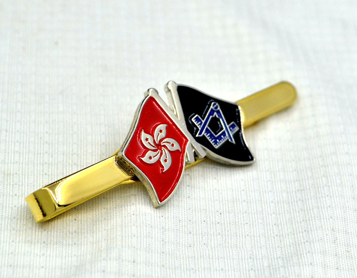 Hong Sar Flag Masonic Tie Clip Badge Freemason Tie Pin Gentleman Accessories For Business Suit - Pins & Badges - AliExpress