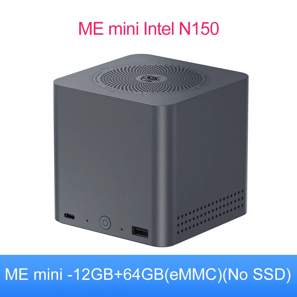 NEW Beelink ME Mini NAS Intel Twin Lake N150 LPDDR5 4800MHz 12G