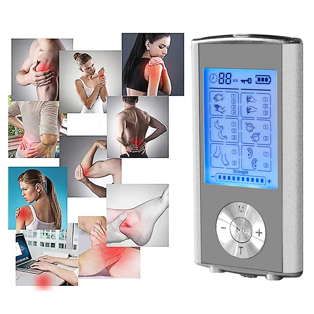 Heated EMS TENS Unit Muscle Stimulator Back Massager for Lower Back Pain  Cordless Lower Back Massager 6 Modes 16 Levels - AliExpress