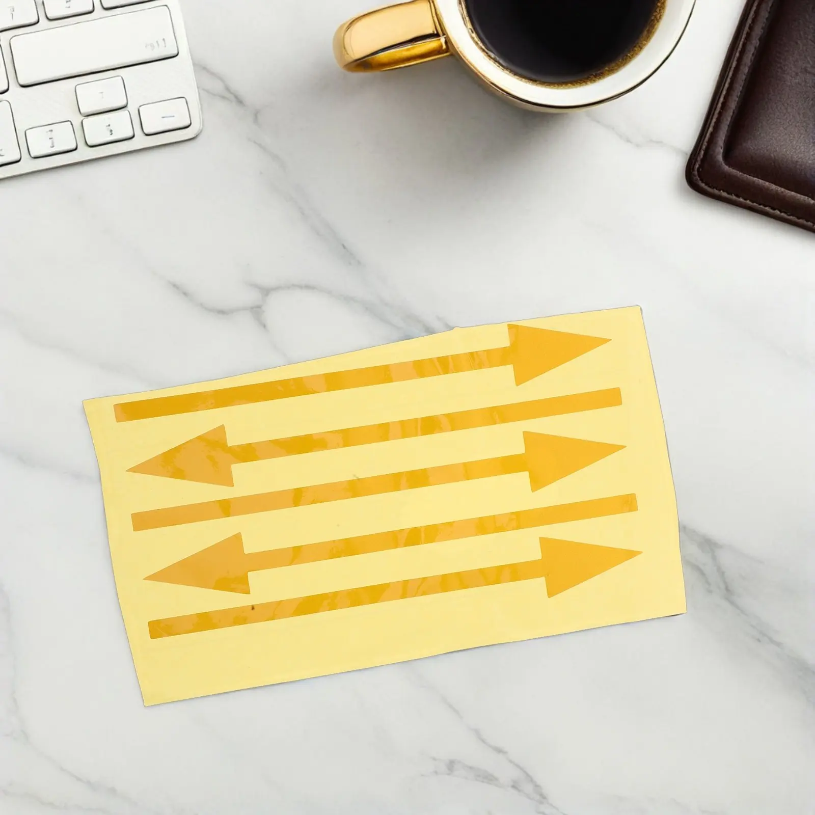 5Pcs 반사 우편함 화살표 데칼 자체 접착 방수 야외 방향 스티커 내후성 우편함 마킹