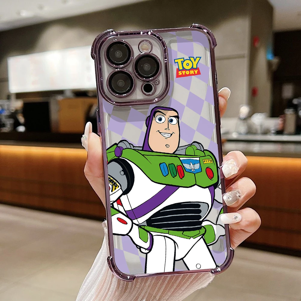 Enhanced Anti-Fall Airbag Phone Case with Plating Design