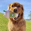 Chewing and Squeaking Dog Toys Pet Dogs and Cats Plush Coffee Cups Durable Interactive Pet Teeth Grinding Toys Dog Accessories 4