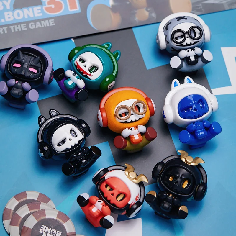 baby mr.bone 海外フィギュア 即購入可 Mr.Bone Baby Bone Series Mini Bean Blind Box Mystery Box
