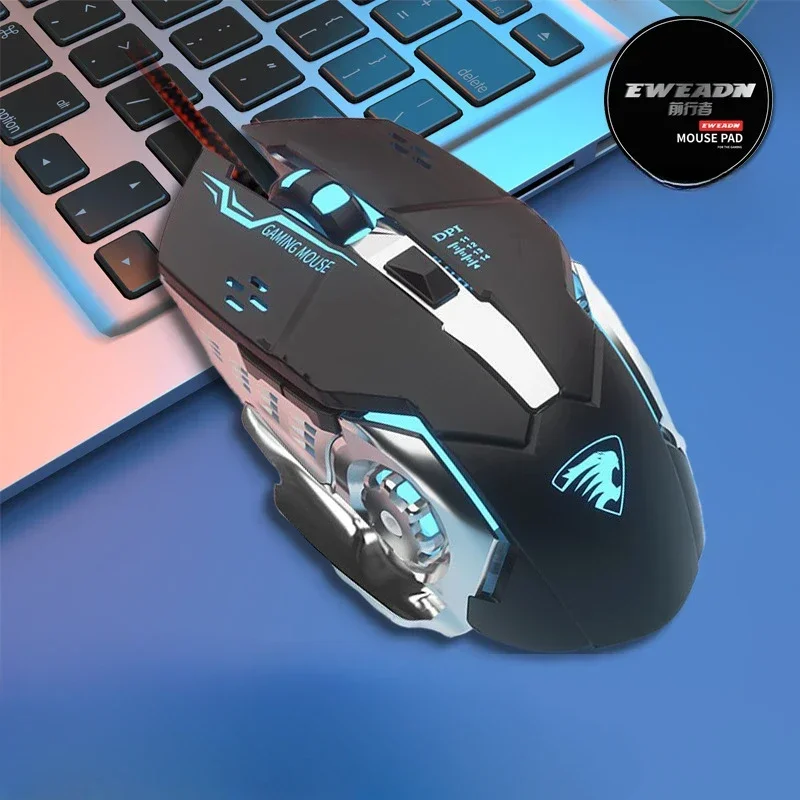 New-G3-Wired-Mechanical-Mouse-3200Dpi-Metal-Base-RGB-Human-Sports ...