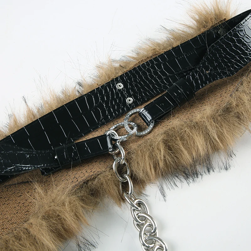 Cinturón de piel sintética elegante y moderno para mujer, diseño combinable, estilo retro Y2K, accesorio de moda