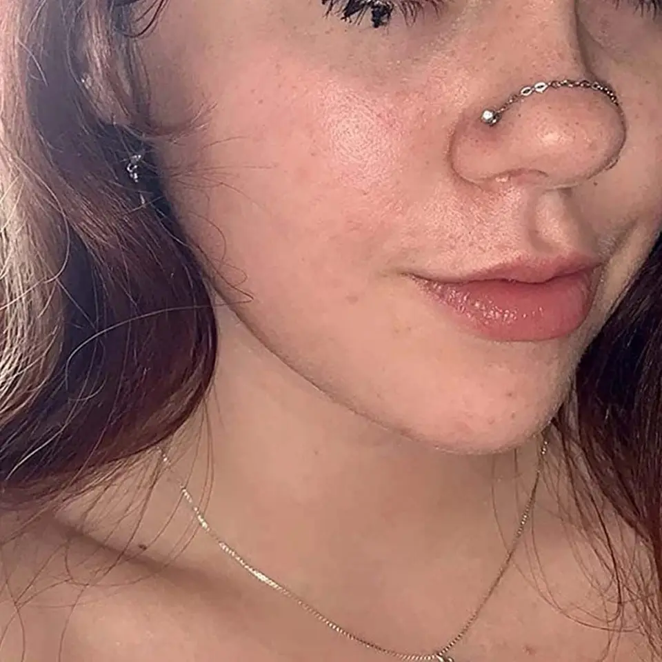 ZS 3 Pz/lotto Cuore Naso Catena In Acciaio Inox 316L Naso - Foto 8