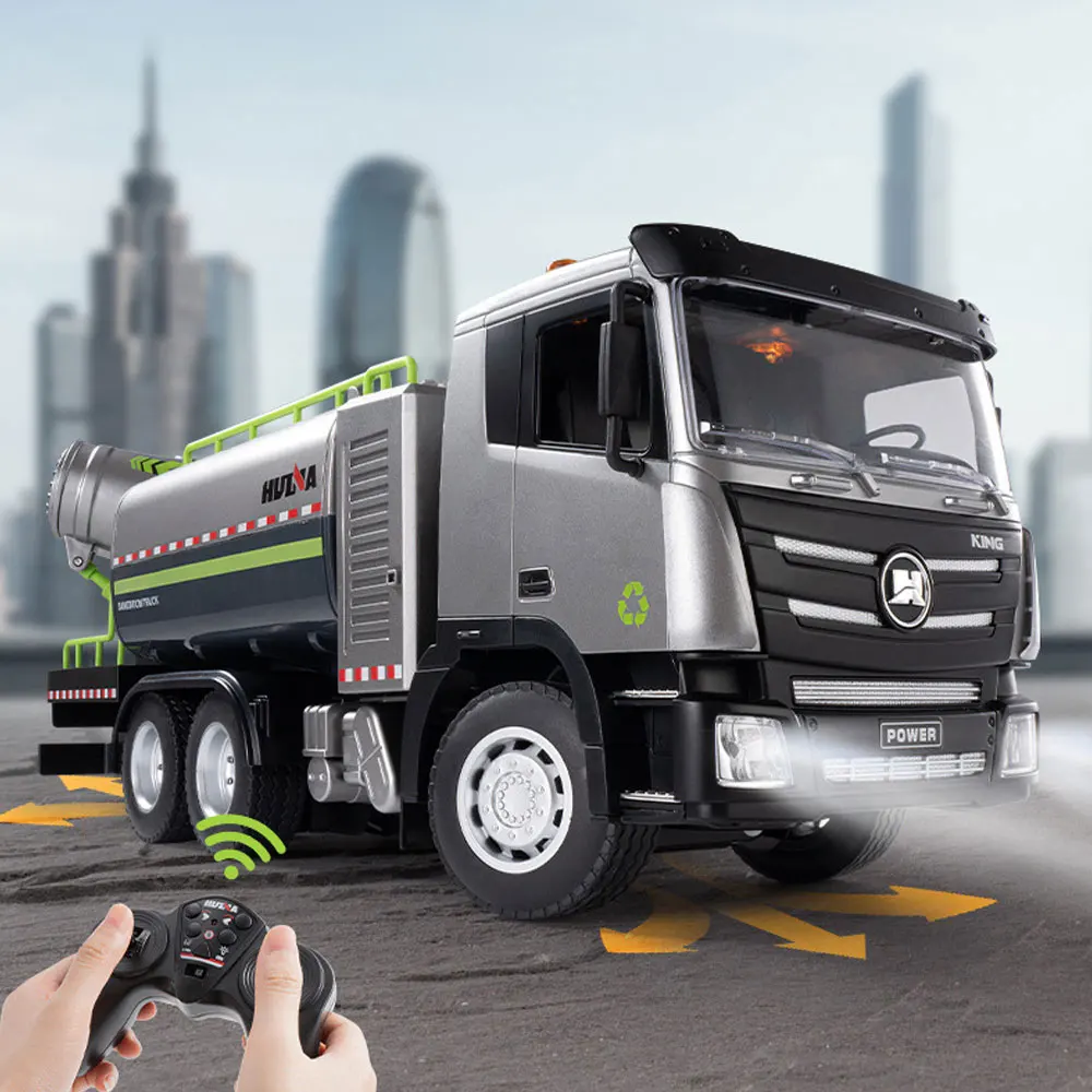 Alloy Remote Control Truck with Spray Gun for Kids