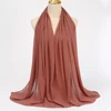 Foulard Hijab en mousseline de soie pour Femme, voile musulman ramadan ,hijab femme musulman,foulard musulmane pour femme, foulard mousseline en Jersey doux de haute qualité hijab islam voile femme musulman,70*180cm