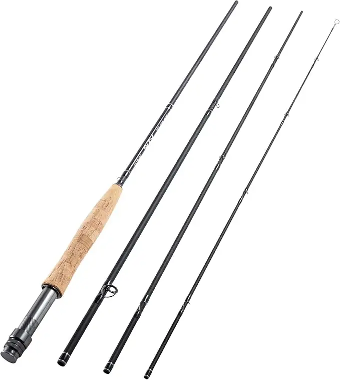 GOTURE Fly Rod 9フィート 4セクション Goture 9ft 4-Piece Carbon Fiber Fly Rod Ultra Lightweight