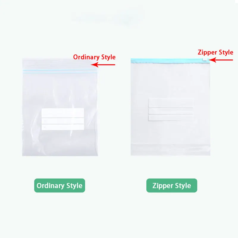 Reusable Zipper Bag Stand Up Zip Shut Plastic Freezer Bag Fruit Vegetable Ziplock Kitchen Food Storage Organizer Pouch
