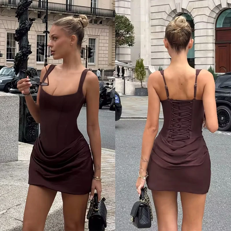 Women's Dress New Spring Summer Sexy Sleeveless Bodycon
