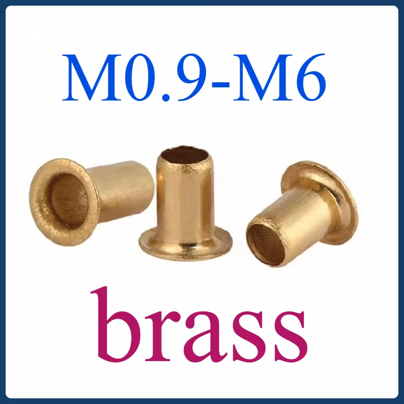 M0.9 M1.3 M1.5 M1.7 M2 M2.5 M3 M4 M5 M6 Buisvormige Klinknagels