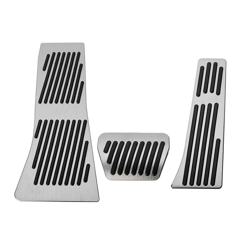 Car Accessories For BMW X5 X6 E70 E71 E72 F15 F16 F85 F86 Aluminum Footrest Pedal Accelerator Brake Pedals Cover Anti-Slip Pads car pedals Interior Parts