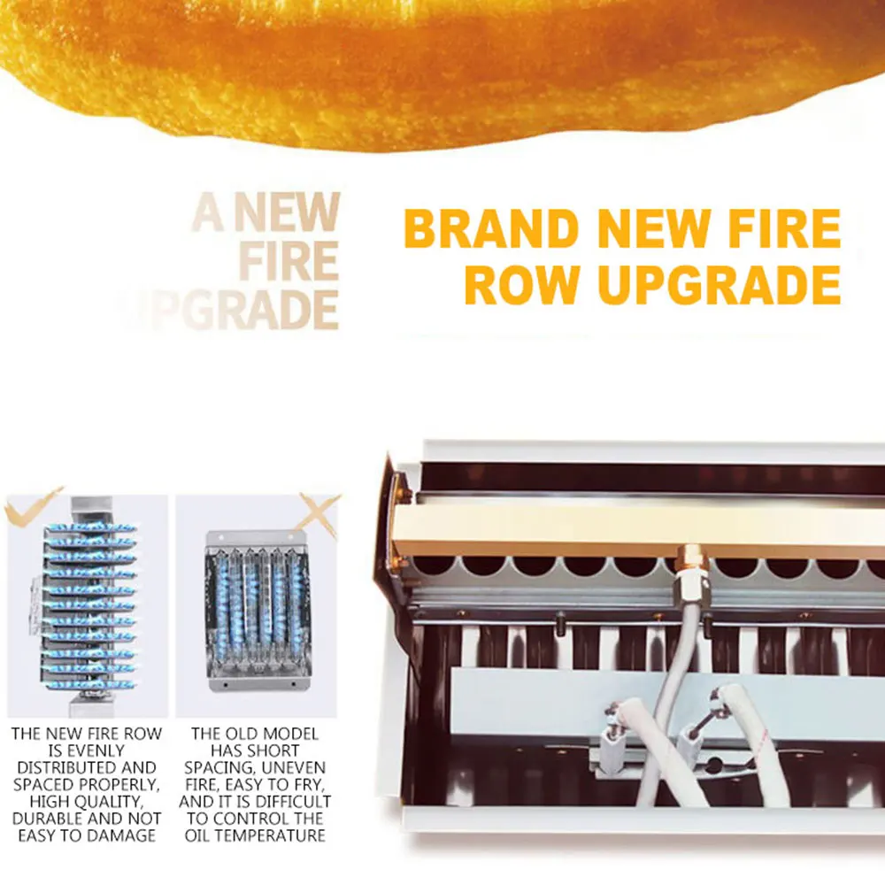 16L commercial electric fryer oil-water separation fryer large capacity fritter machine