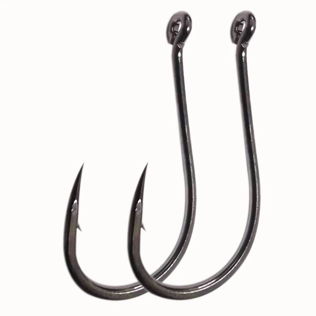 1000Pcs Fishing Goods High Carbon Steel Fishing Hooks Barbed Jig