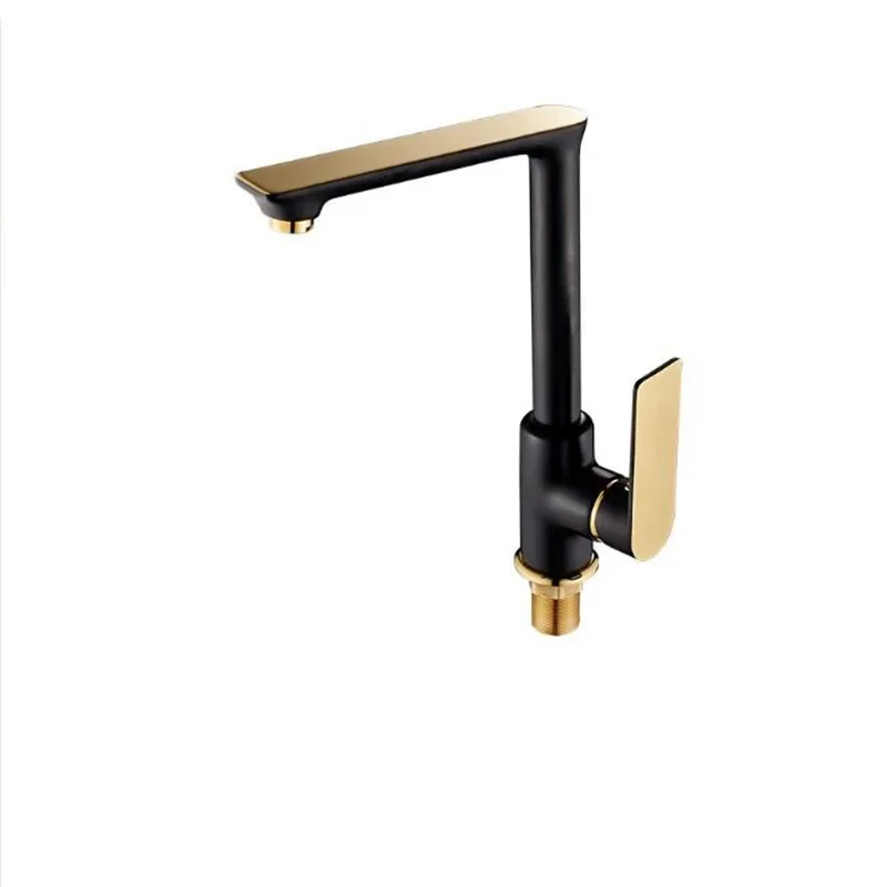 

Vidric Luxury Design brass Roasted Paint Hot Cold Water Mixer Tap Single Handle Black Kitchen Faucet Sink Tap Faucet Crane