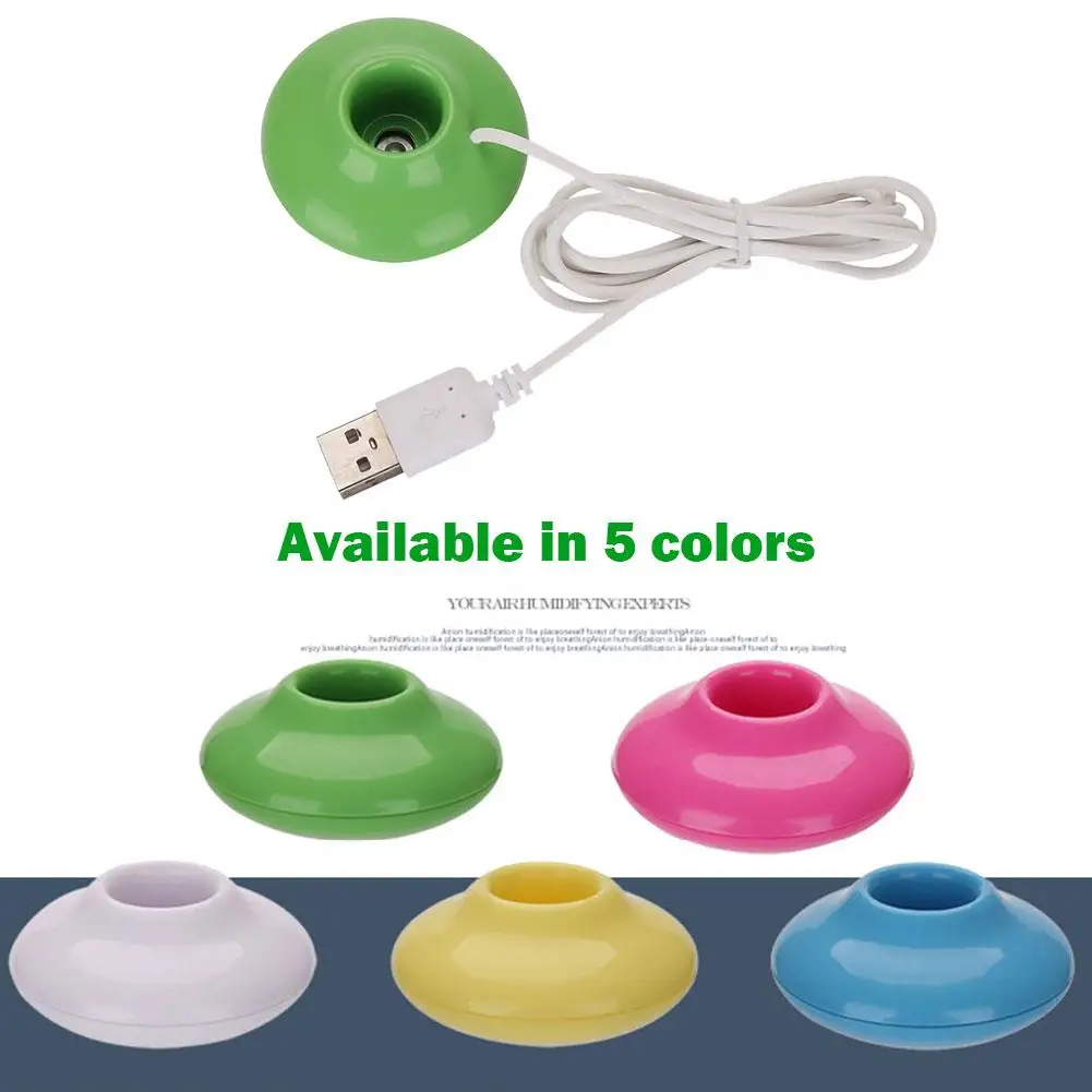Portable Mini UFO Negative Ion Humidifier USB Air Humidifier Purifier Aroma Diffuser Steam For Home Purifier Diffuser Steam