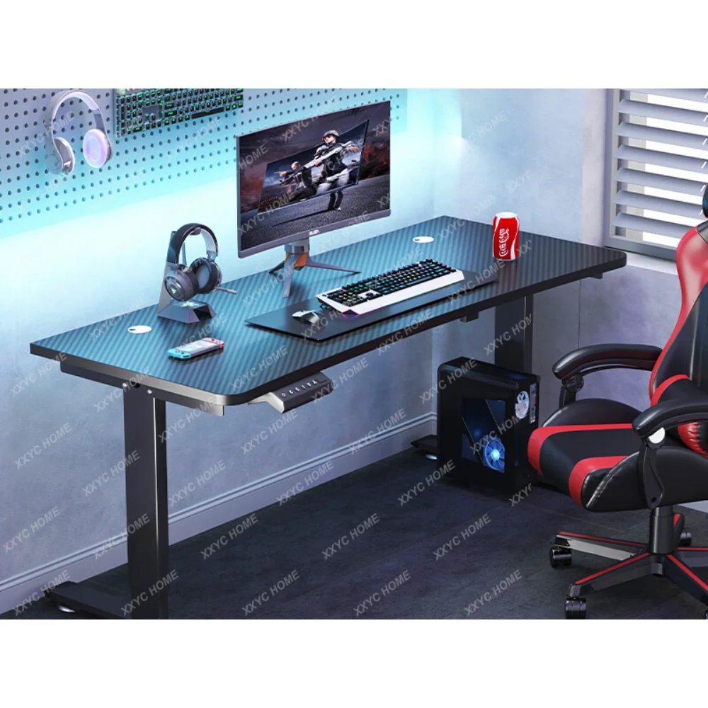 

Настольные компьютеры с Электрическим Подъемом, домашний стол из углеродного волокна, стол, стол