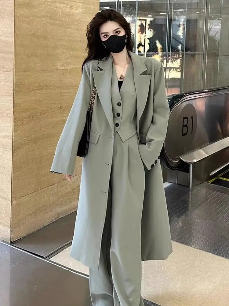Korean Fashion Loose Luxury High end Suit Women Clothing