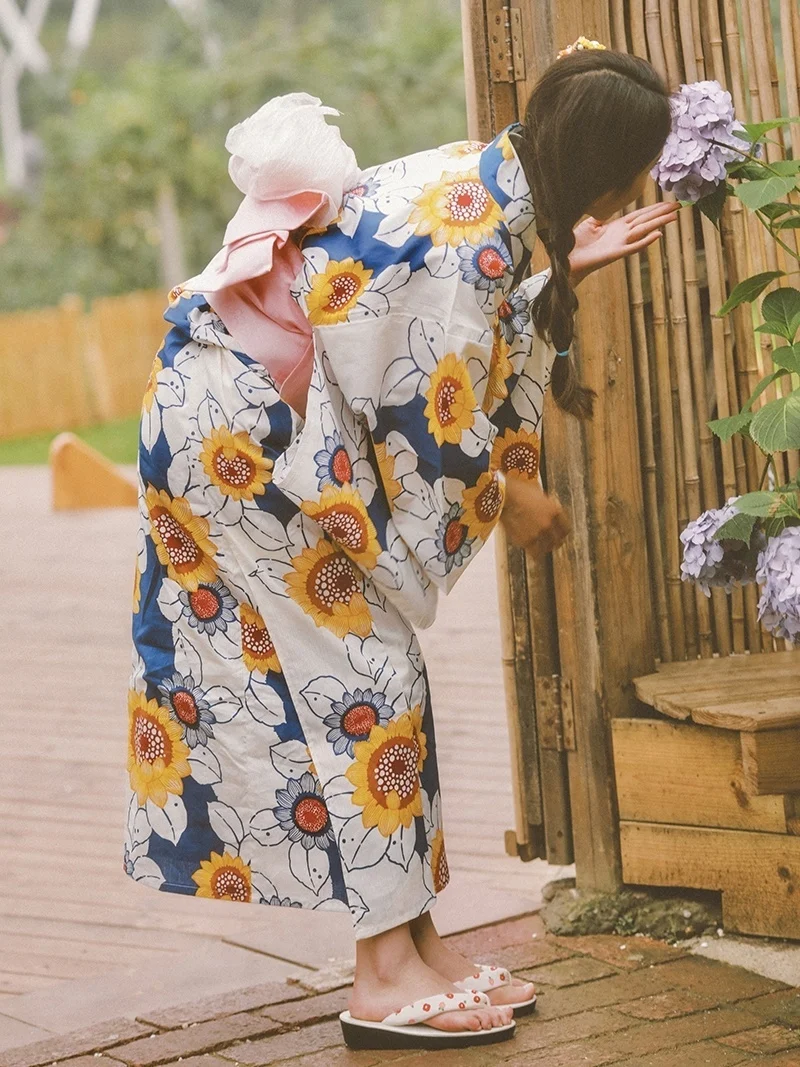 Kimono Women Japanese Traditional Yukata Haori Kimonos