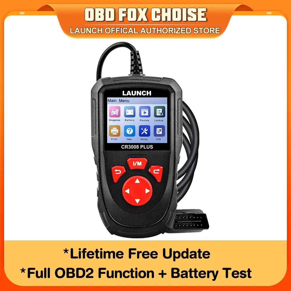 LAUNCH CR3008 PLUS OBD2 Scanner Engine Battery Diagnostic Tools Auto Code Reader Scan Lifetime Free Update Online - 1