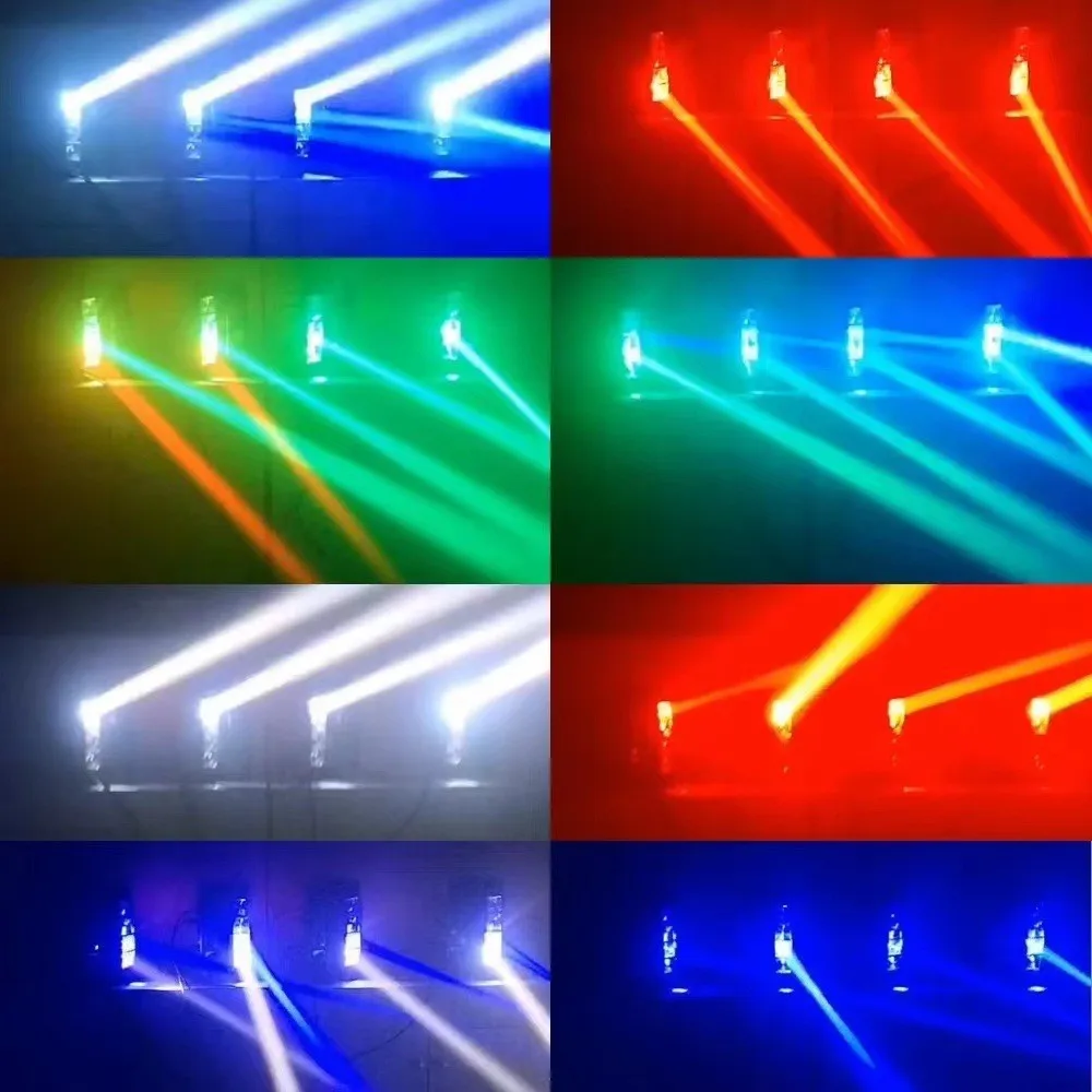 Stage Equipment Mini 8x3w RGBW LED 4in1 Beam Moving Head Lights DMX Control for