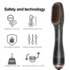 Hair Dryer Brush 3 in 1 Hot-Air Brushes 1200 W Powerful Ceramic Tourmaline Ionic  For All Hair Types Ionic Hair Brush 4