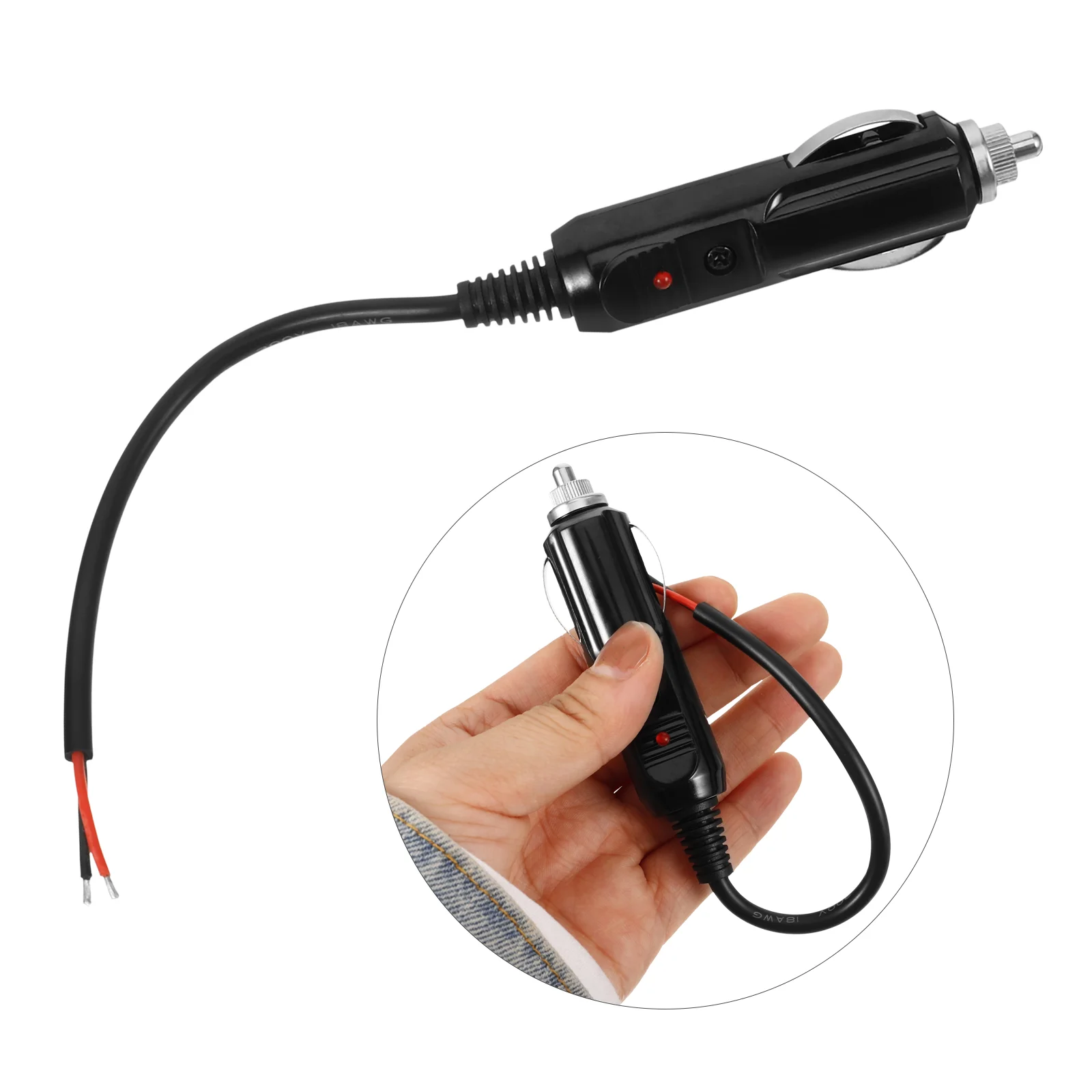 

Power Conversion Extension Cord 12 Volt Cigarette Lighter Plug Socket Car Adapter