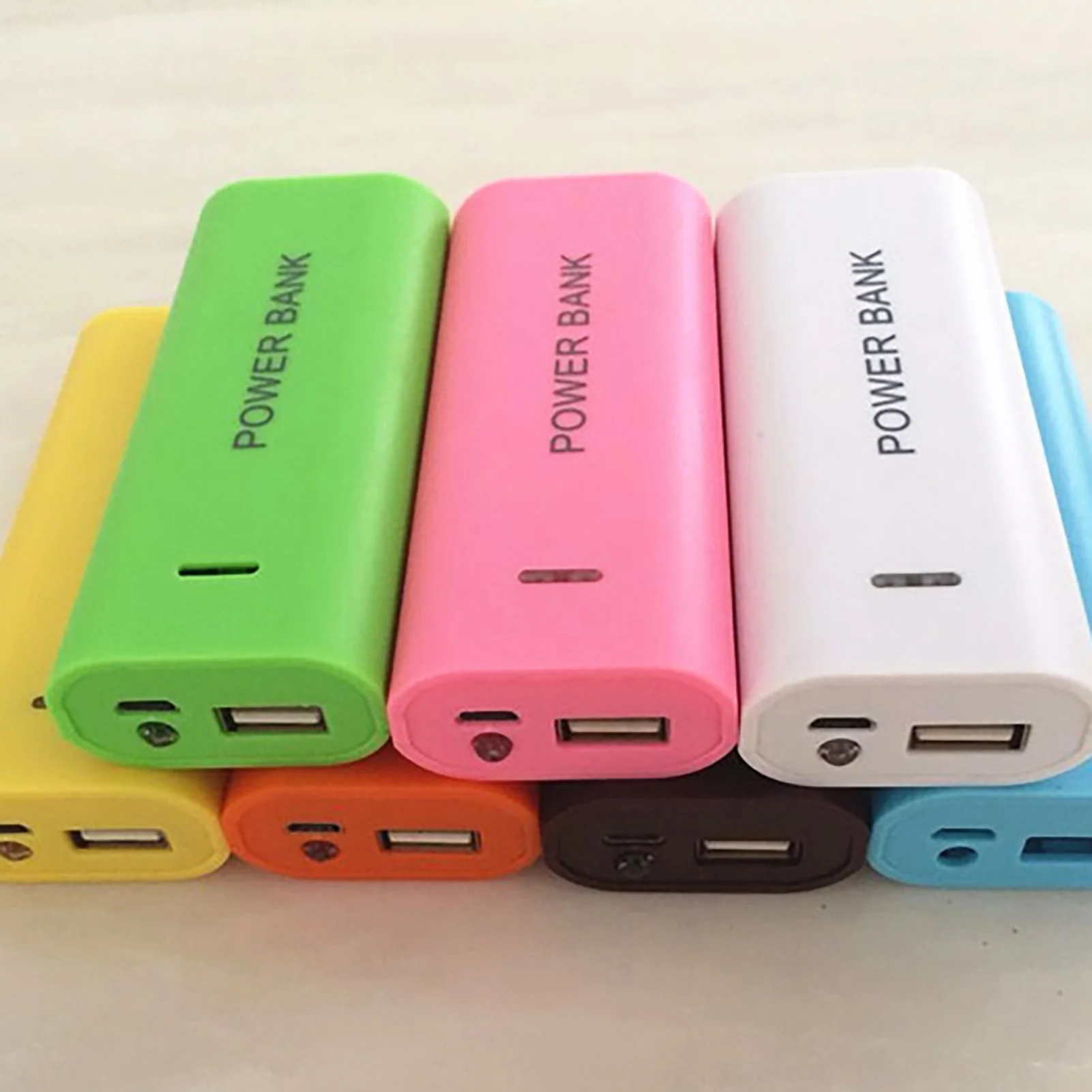 Battery Storage Box, Power Bank Case, Battery Holder, 3*18650 Battery Power Bank Case with 3 USB Ports