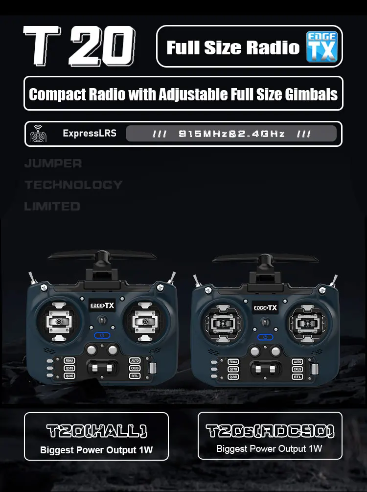 Jumper T20 T20S Transmitter, eoge'tX edge'TX TZHALL? 72q030
