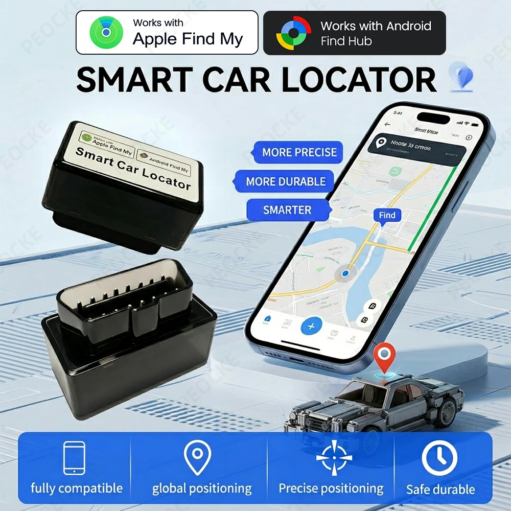Localizzatore GPS OBD Smart per Auto, Anti-smarrimento, Compatibile con Apple Find My e Google Find Hub - immagine 5