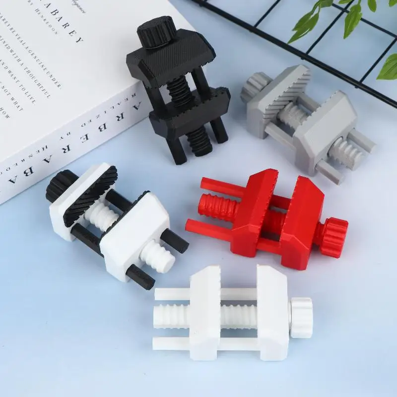 Mini Vise Adjustable Height Sturdy Base Small Clamp Miniature Clamping Model Building Electronics Repair Hobbyist Tool