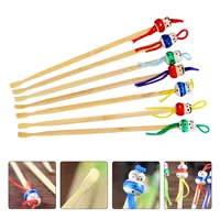 12 Pcs Wooden Ear Pick Wax Accessory Cartoon Remover Cleaner Picker Detergent Natural Supply 2