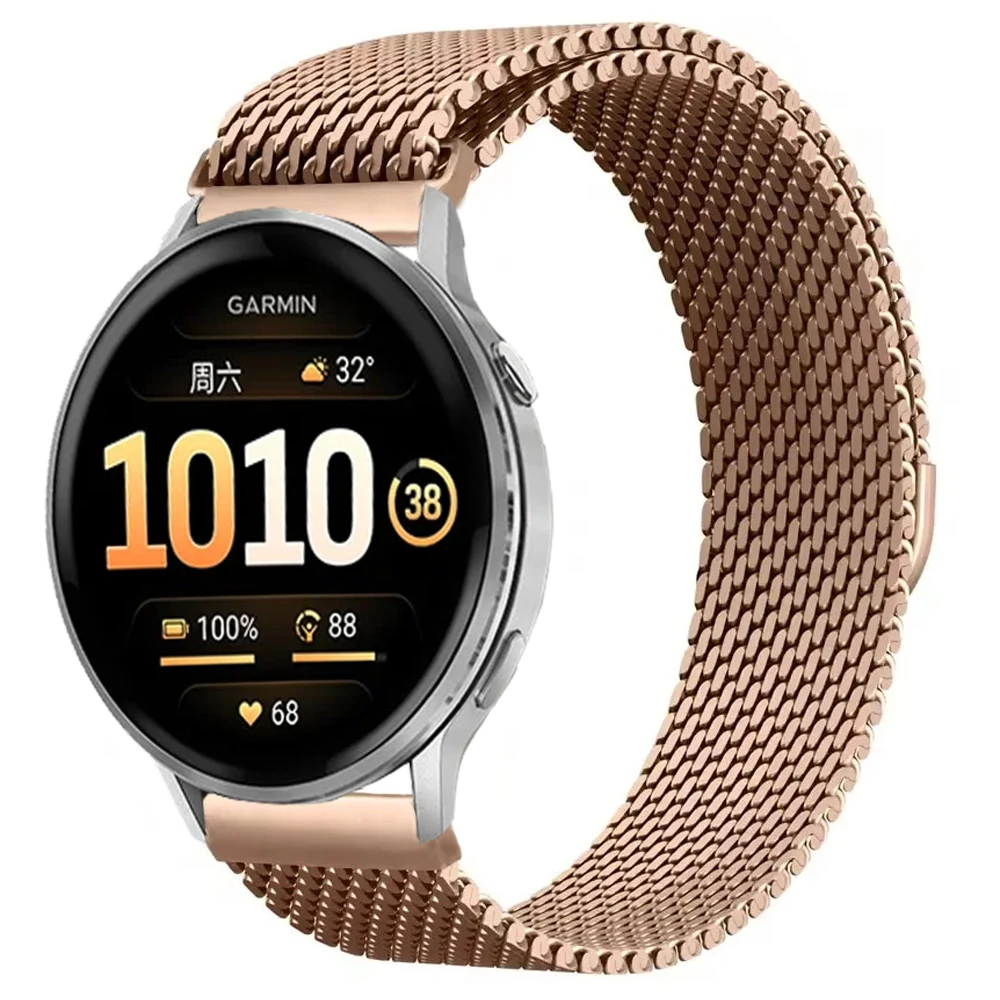 Premium Steel Mesh Milanese Loop Metal Bracelet Strap - Various Sizes